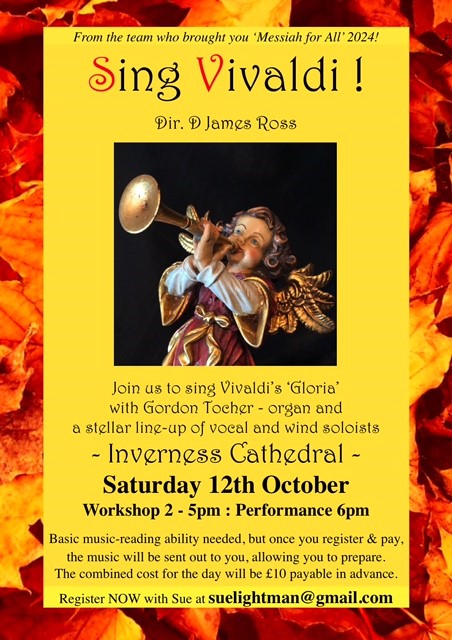 'Sing Vivaldi' in Inverness Cathedral